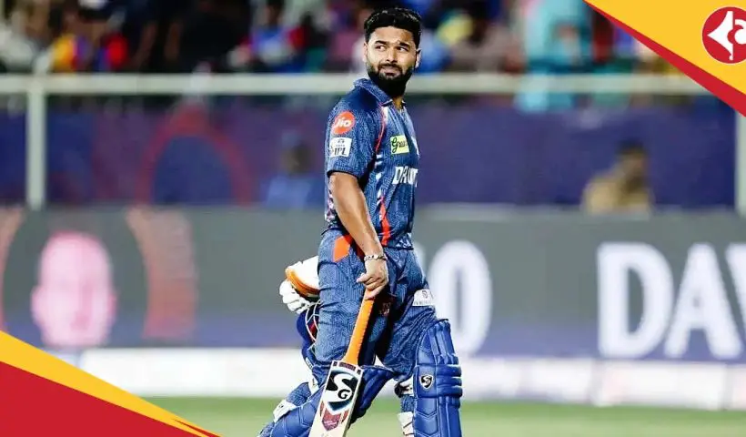 Lucknow Super Giants captain Rishabh Pant in IPL 2025