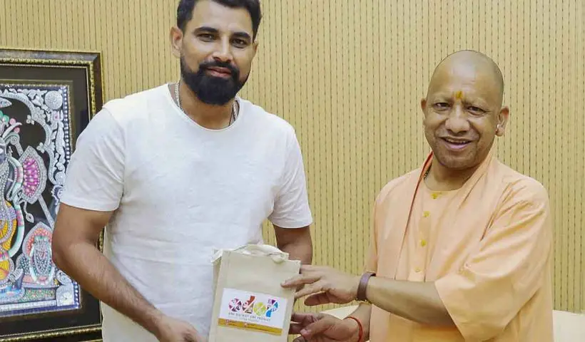 Mohammed Shami Yogi meeting
