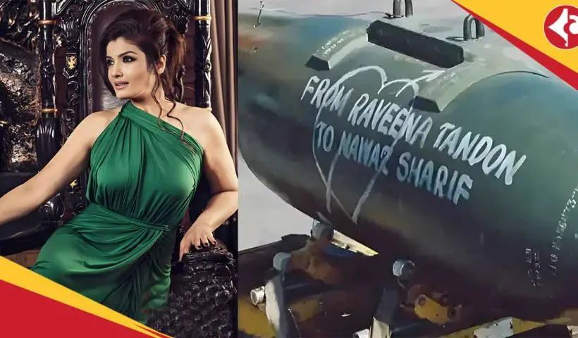 Raveena Tandon Missile Message to Nawaz Sharif During Kargil War