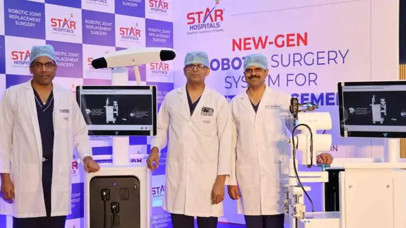 STAR Hospitals, Nanakramguda Launches New-Gen Robotic Surgery System for Joint Replacement Surgery