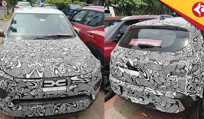 Upcoming Renault Kwid EV Spotted In India