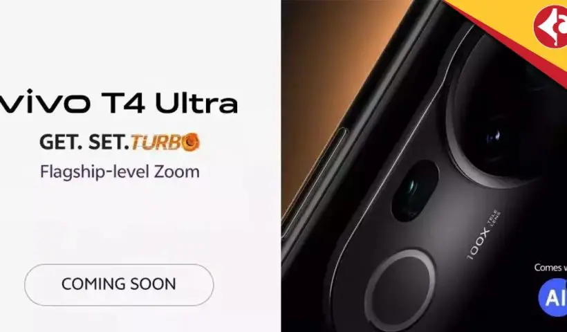 Vivo T4 Ultra with 50MP Triple Camera and 100x Zoom Teased on Flipkart