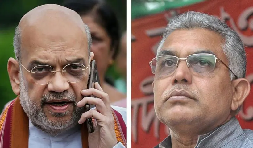 "Dilip Ghosh Calls Home Minister Amit Shah Over Viral Video Controversy"