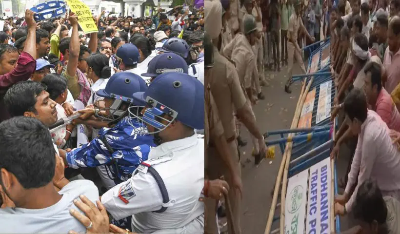 West Bengal Teachers Protest