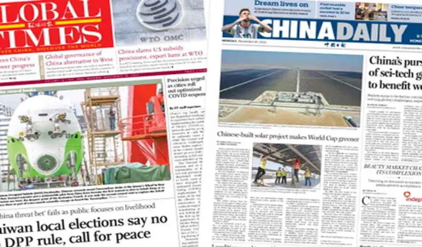 chinese media banned in india