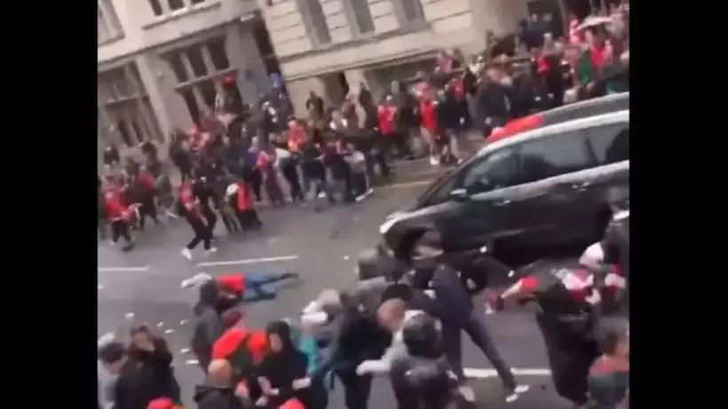 Liverpool Parade Car Crash