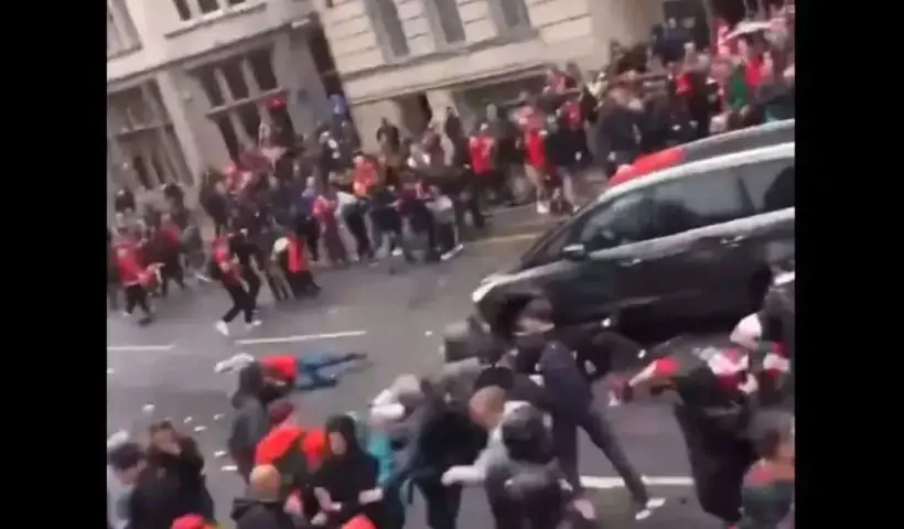 Liverpool Parade Car Crash