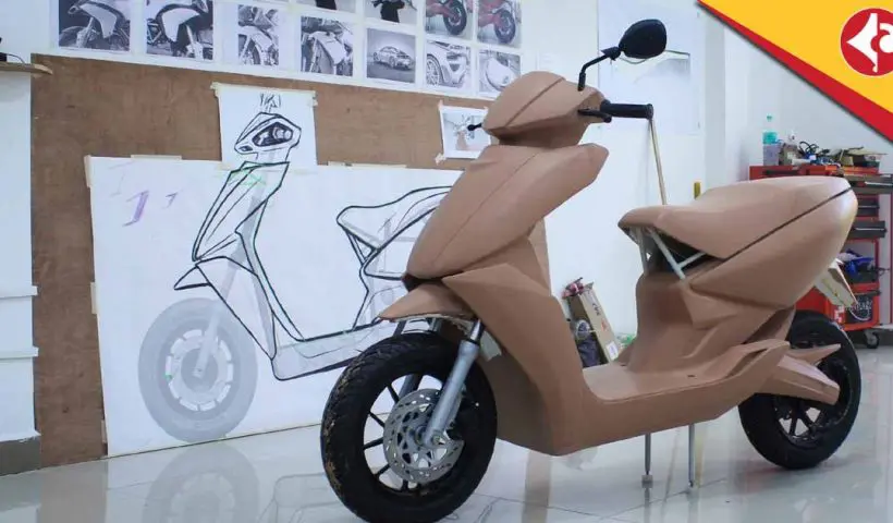 Ather Working on Entry-Level Electric Scooter; Design Leaked