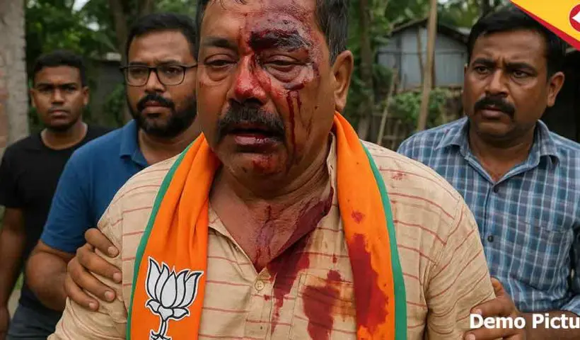 BJP Worker Assaults Booth President at MLA’s Residence in Bongaon