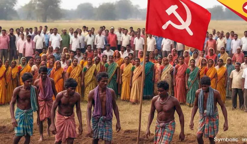 CPI(M) Leads Tribal Families to Seize 14 Acres in Purba Bardhaman Kashipur Amid Controversy