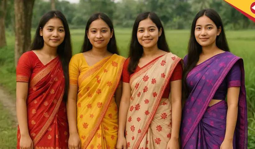 Cooch Behar’s Handwoven Mekhela Sarees Gain Popularity in Assam, Boosting Artisans’ Income