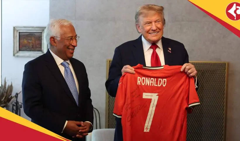 Cristiano Ronaldo pens personal message for President of United States Donald Trump on signed jersey