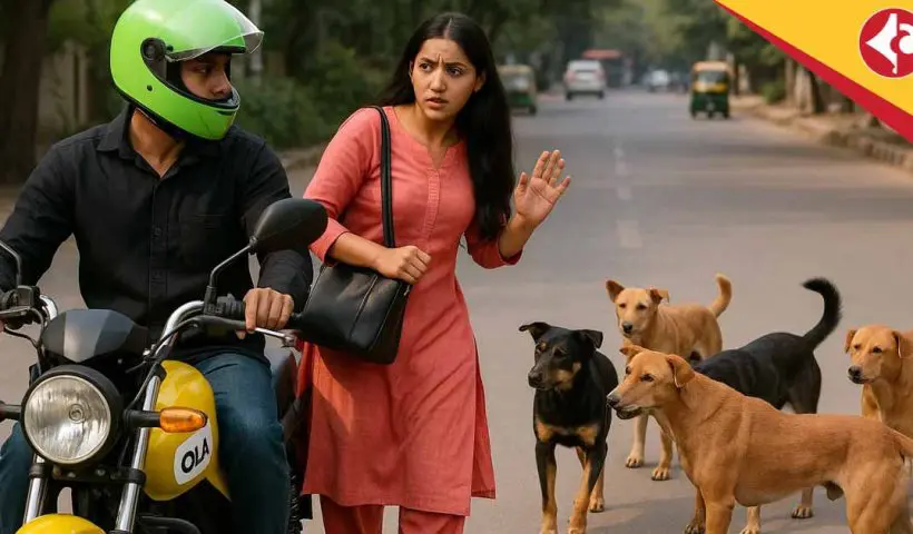 Delhi Woman Books Ola Bike for 180m to Avoid Street Dogs