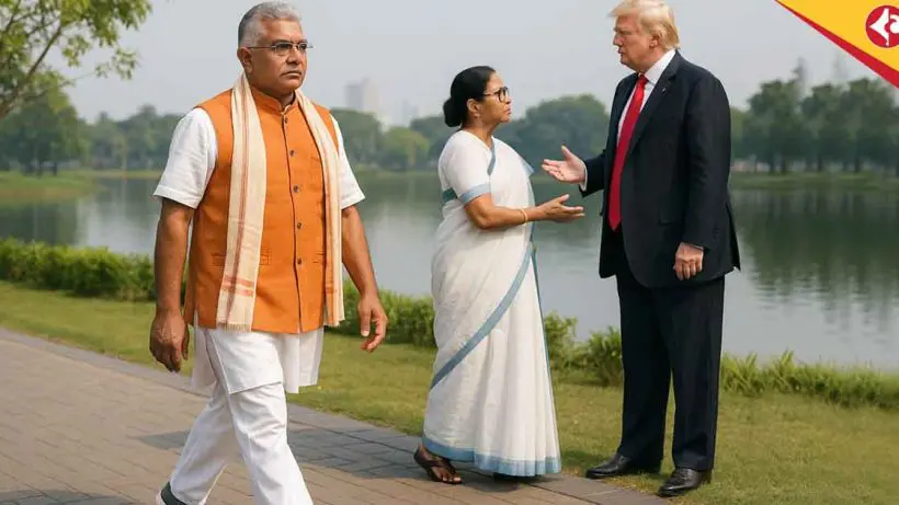 Dilip Ghosh Compares Mamata Banerjee to Donald Trump in Bengal Politics