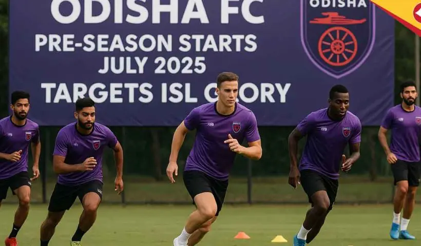 Odisha FC Pre-Season Starts July 2025, Targets ISL Glory