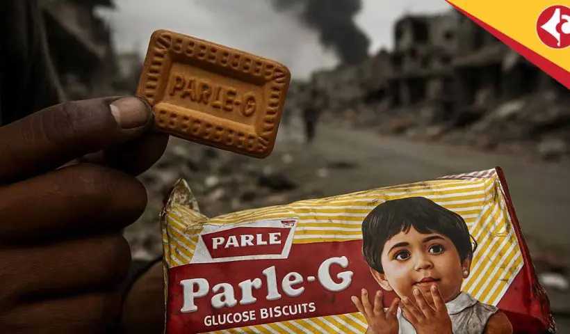Parle-G, biscuit, Gaza, Gaza food crisis