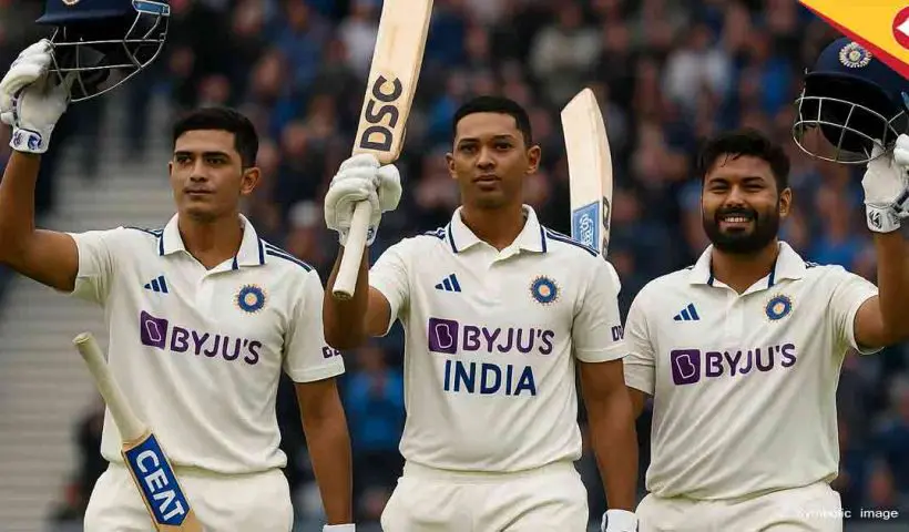 Shubman Gill, Yashasvi Jaiswal, Rishabh Pant