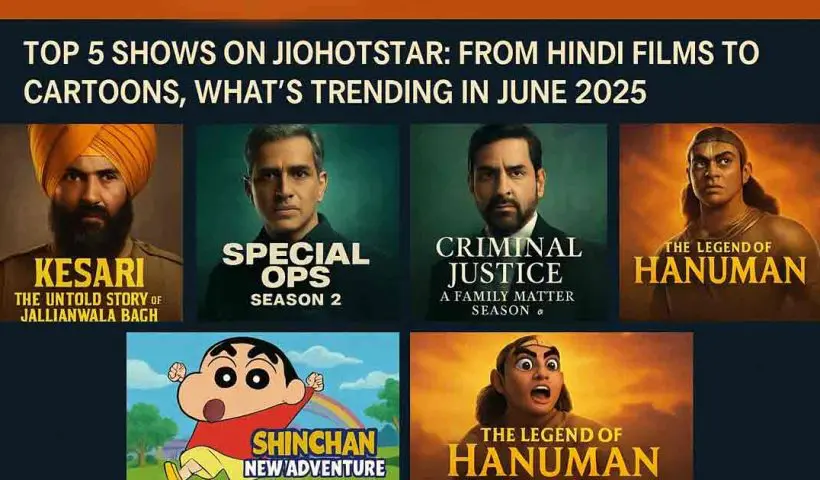Top 5 Shows on JioHotstar