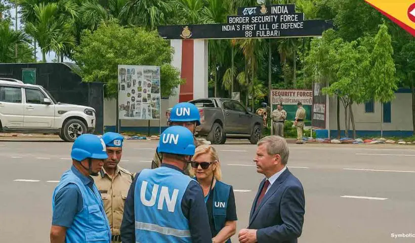 UN Delegation Visits Fulbari Border to Address India-Bangladesh Trade, Security