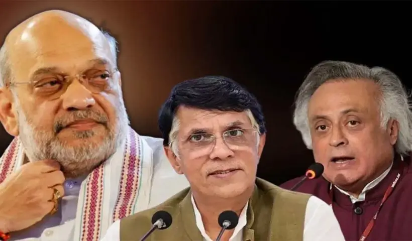 congress slams over shah comment