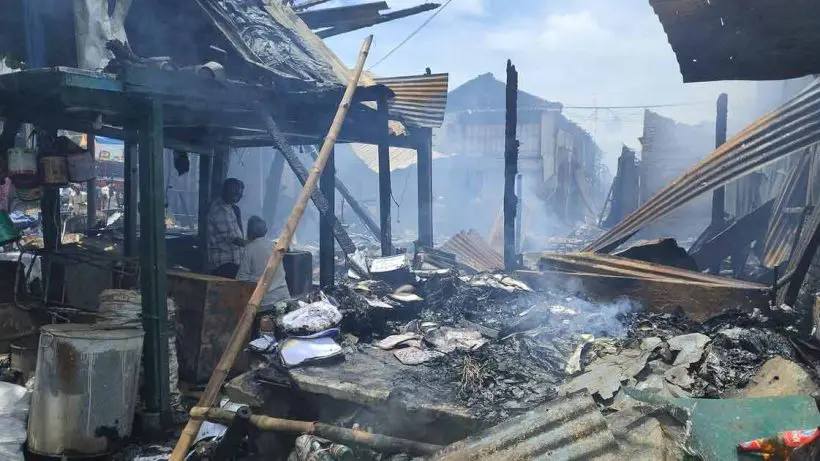 deliberate-fire in khidirpur