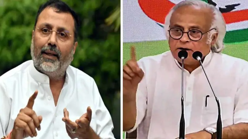 nishikant dubey attacked jairam ramesh