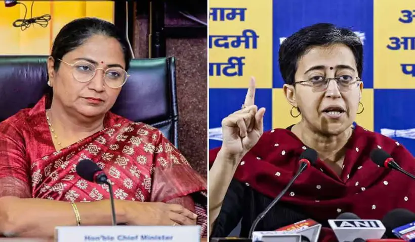 atishee alleges rekha gupta