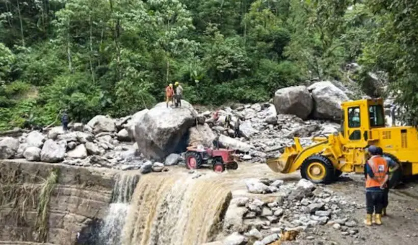 Sikkim Army Camp Landslide