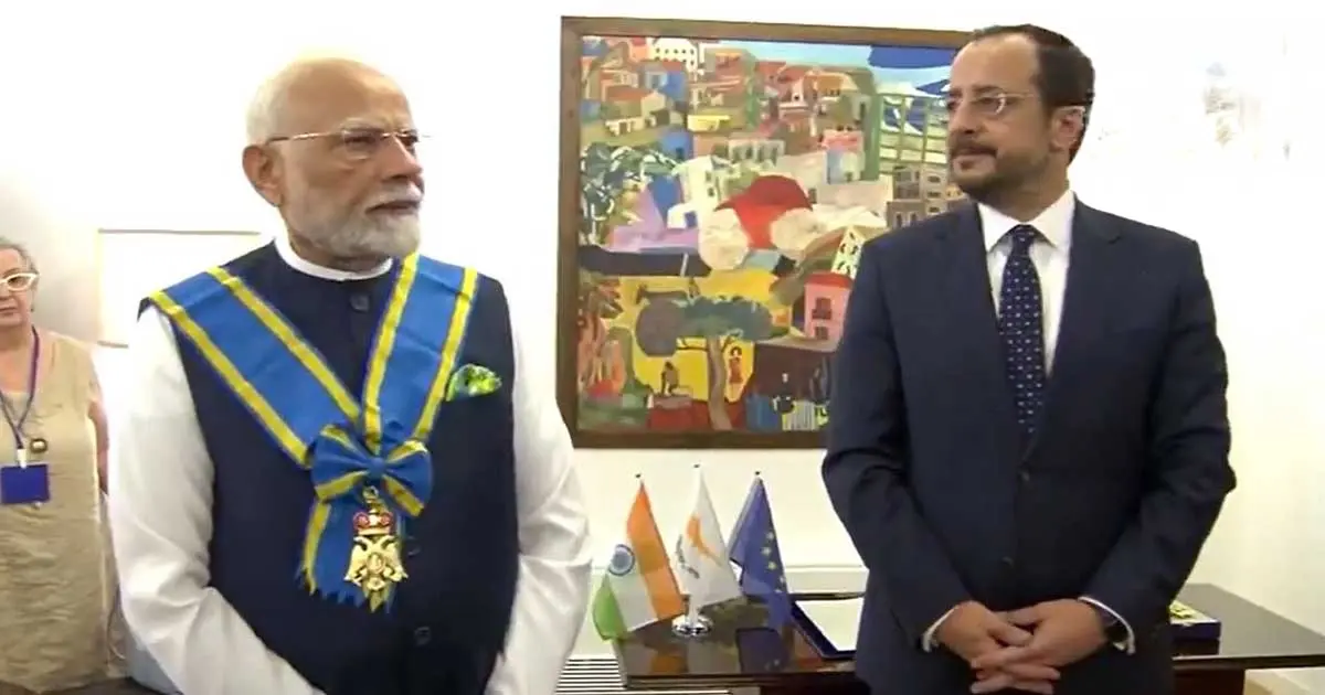 pm-modi honoured in ciprus
