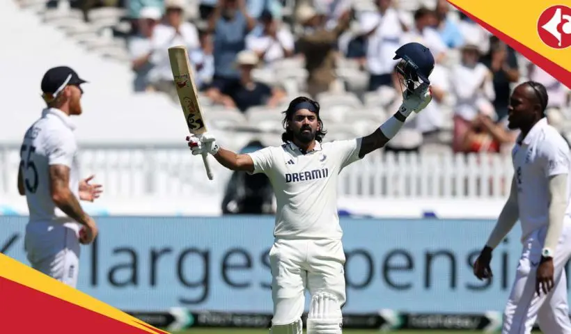 Indian Cricket Team KL Rahul second century at the Lords Test third day of the third Test between India vs England
