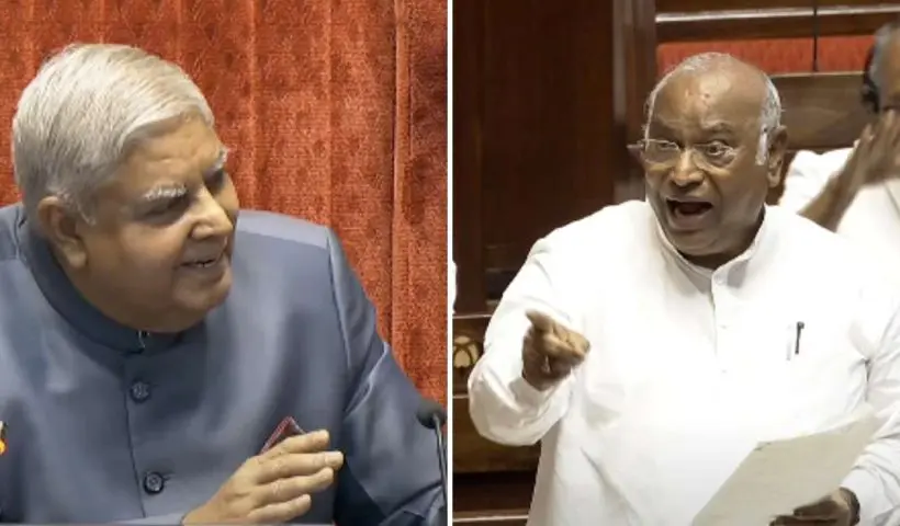 Kharge statement on dhankhar