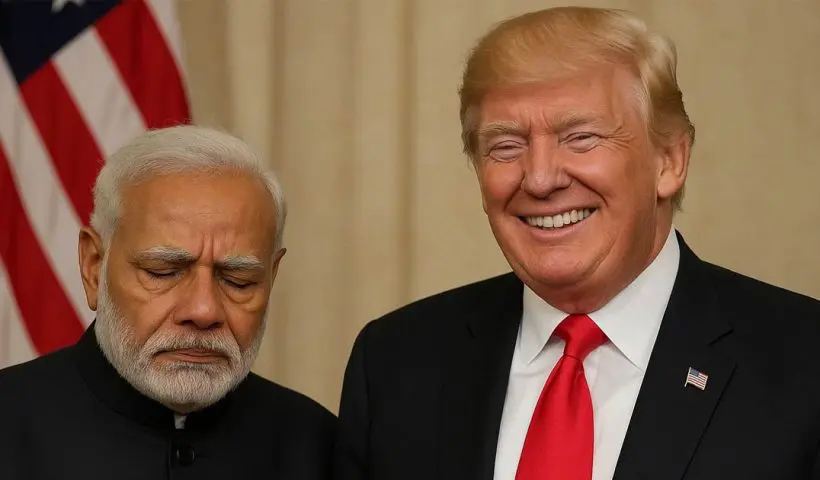 Trump Modi trade war