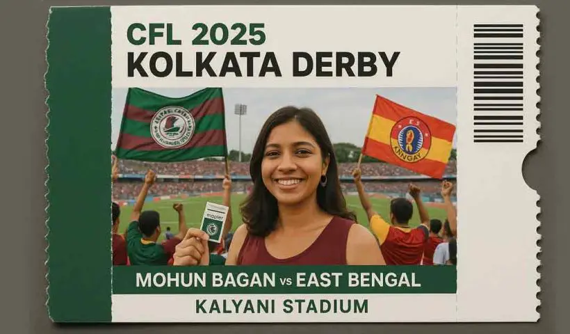CFL 2025 Kolkata Derby: Special Ticket Discount for Women Fans at Kalyani Stadium