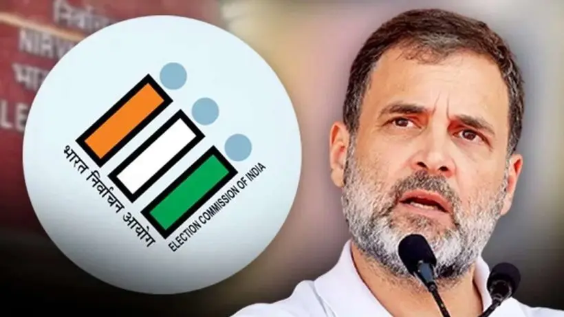 Rahul Gandhi slams election commission