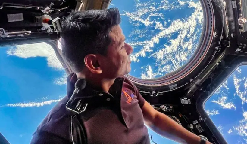 Shubhshu Shukla from ISS