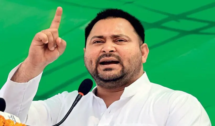 Tejashwi slams election commission