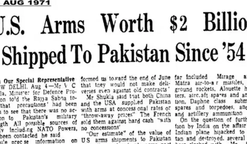 indian army shares 1971 clipping