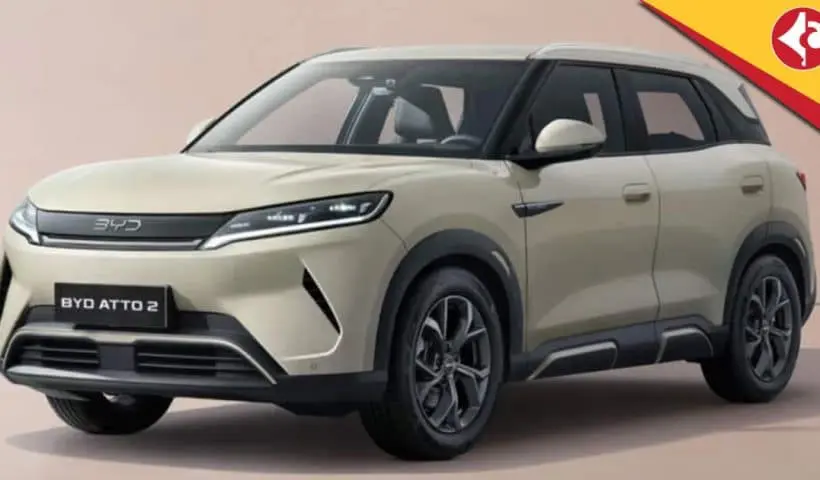 BYD Atto 2 electric SUV spied in India