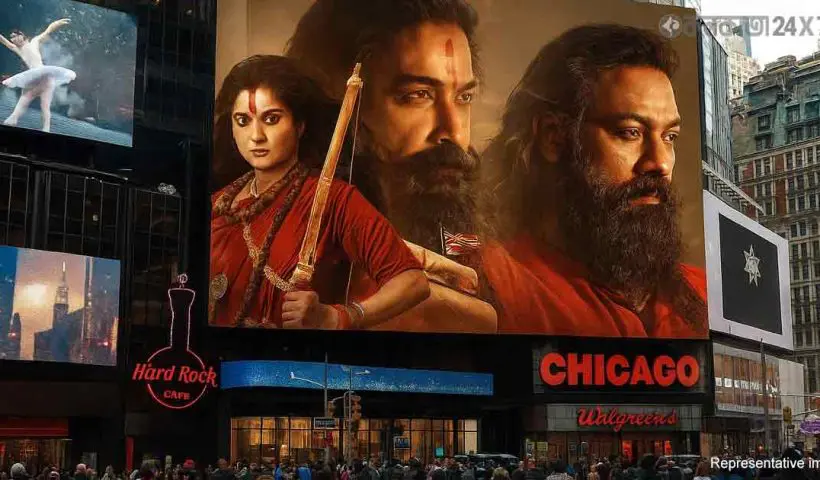 Devi Choudhurani Teaser Unveiled at Times Square