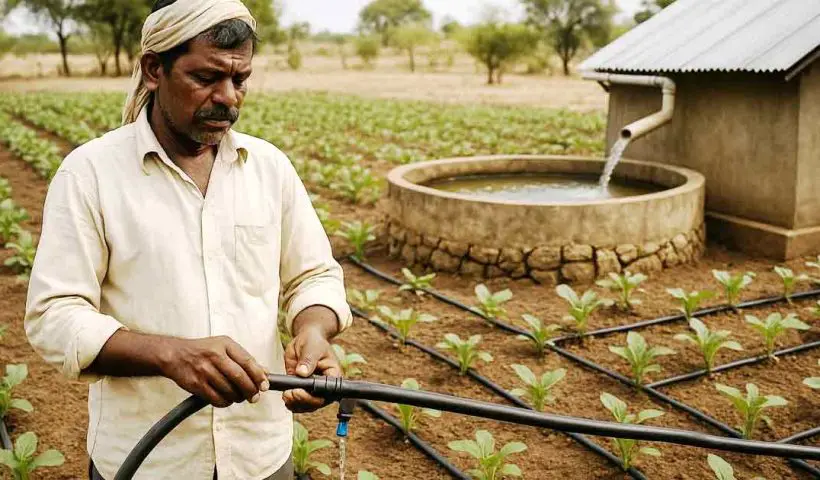 Drip Irrigation & Rainwater Harvesting Enough