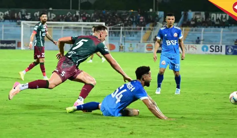 Mohun Bagan Super Giant dominate BSF FT with a 4-0 victory in Durand Cup 2025, led by Liston Colaco’s brace, Manvir Singh’s header, and Sahal Abdul Samad’s strike