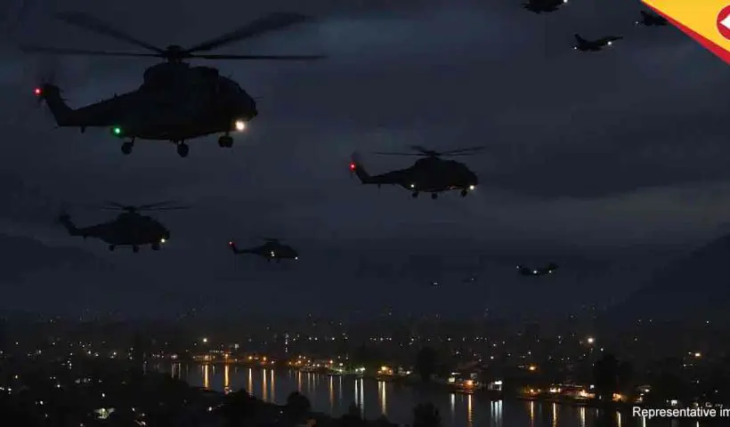 Massive Air Activity Over Srinagar Sparks Concern