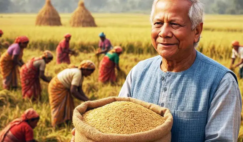 Muhammad Yunus Duty-Free Rice Import Policy Boosts West Bengal’s Agricultural Economy