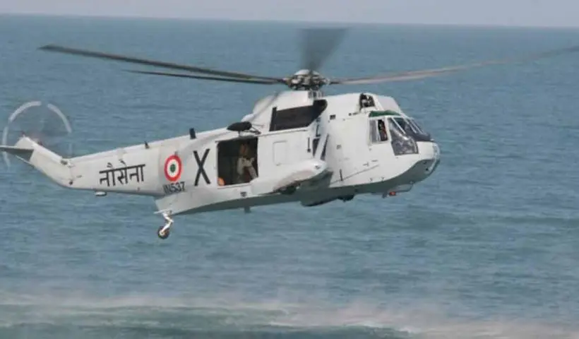 Indian Navy helicopter