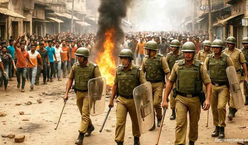 Violent TMC-BJP Clash in Hooghly’s Khanakul Turns Area into Battleground