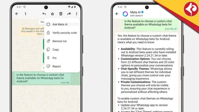 WhatsApp Introduces AI Feature