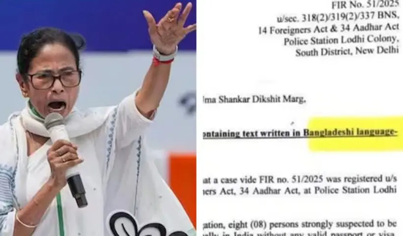 Delhi Police call Bengali a Bangladeshi language