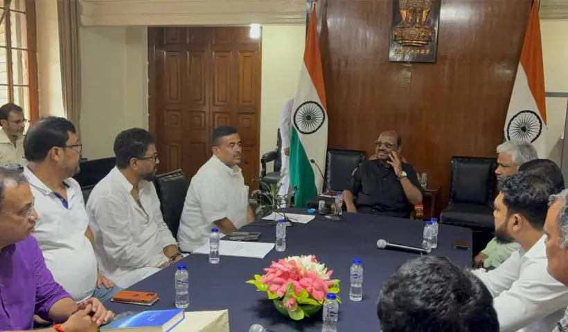 Suvendu meets governor