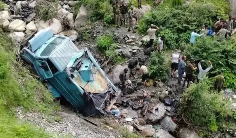 CRPF vehicle accident