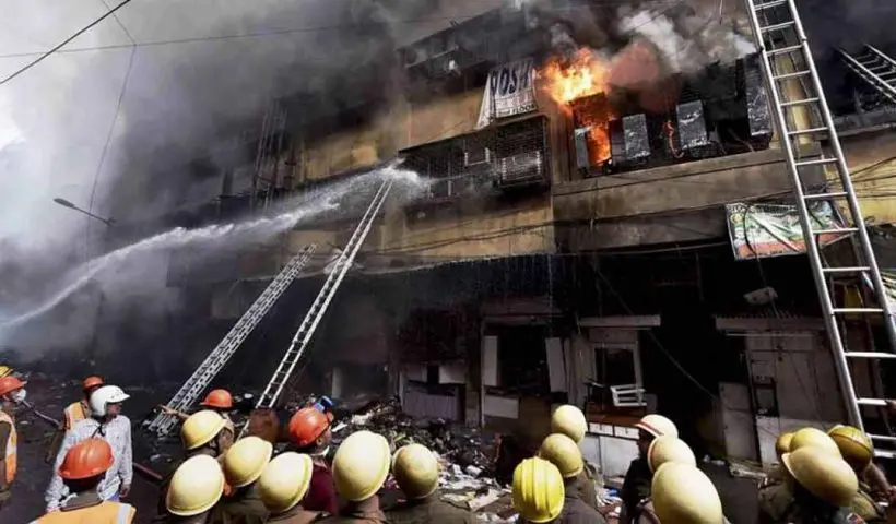 Gas Cylinder Blast Sparks Fire, 6 Shops Burn Down in Hooghly